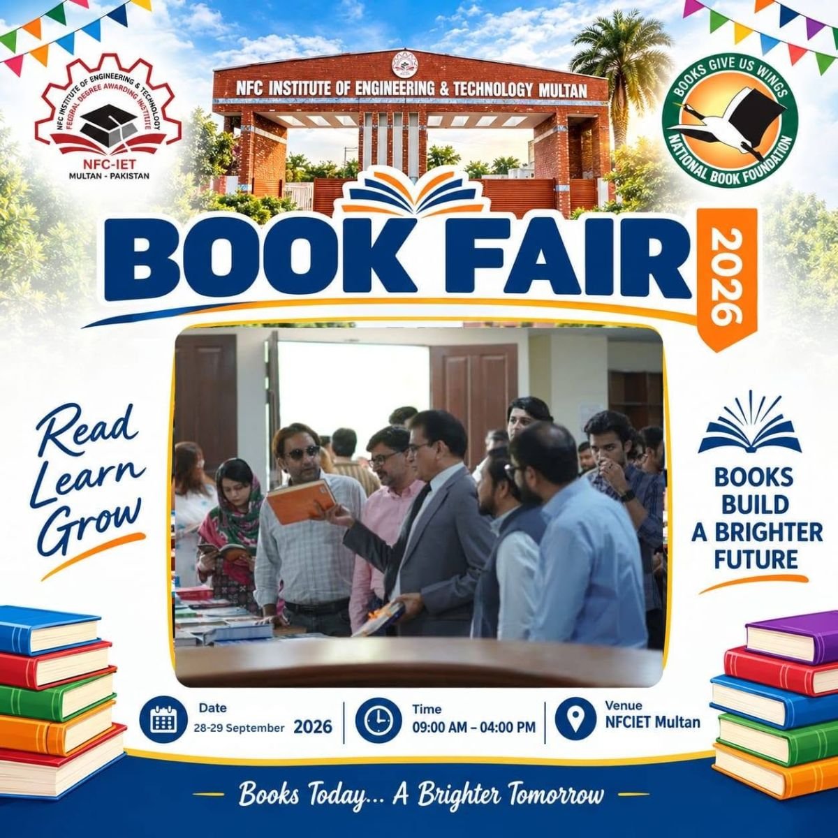 Visitors at NFCIET Book Fair