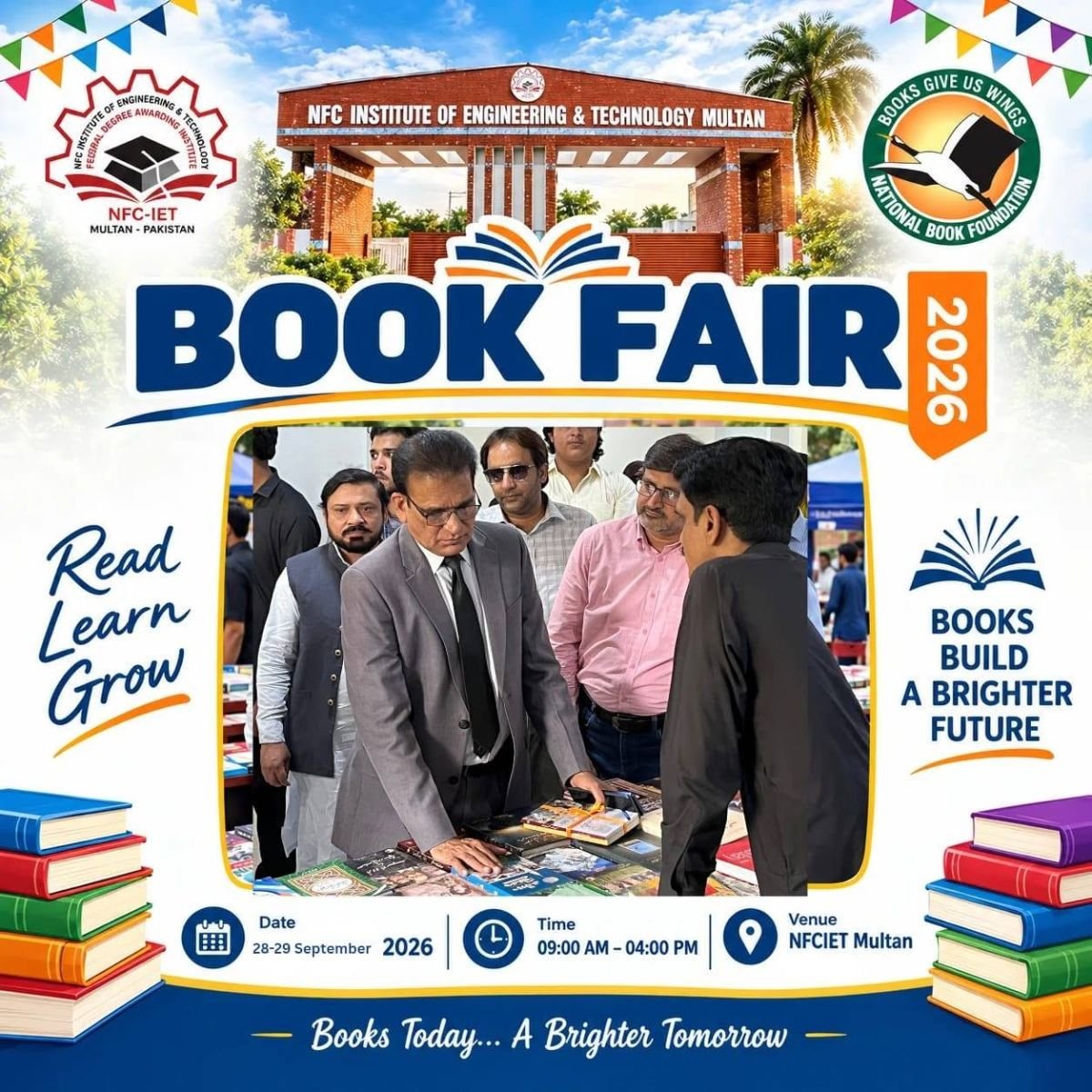 Book Fair at NFCIET Multan