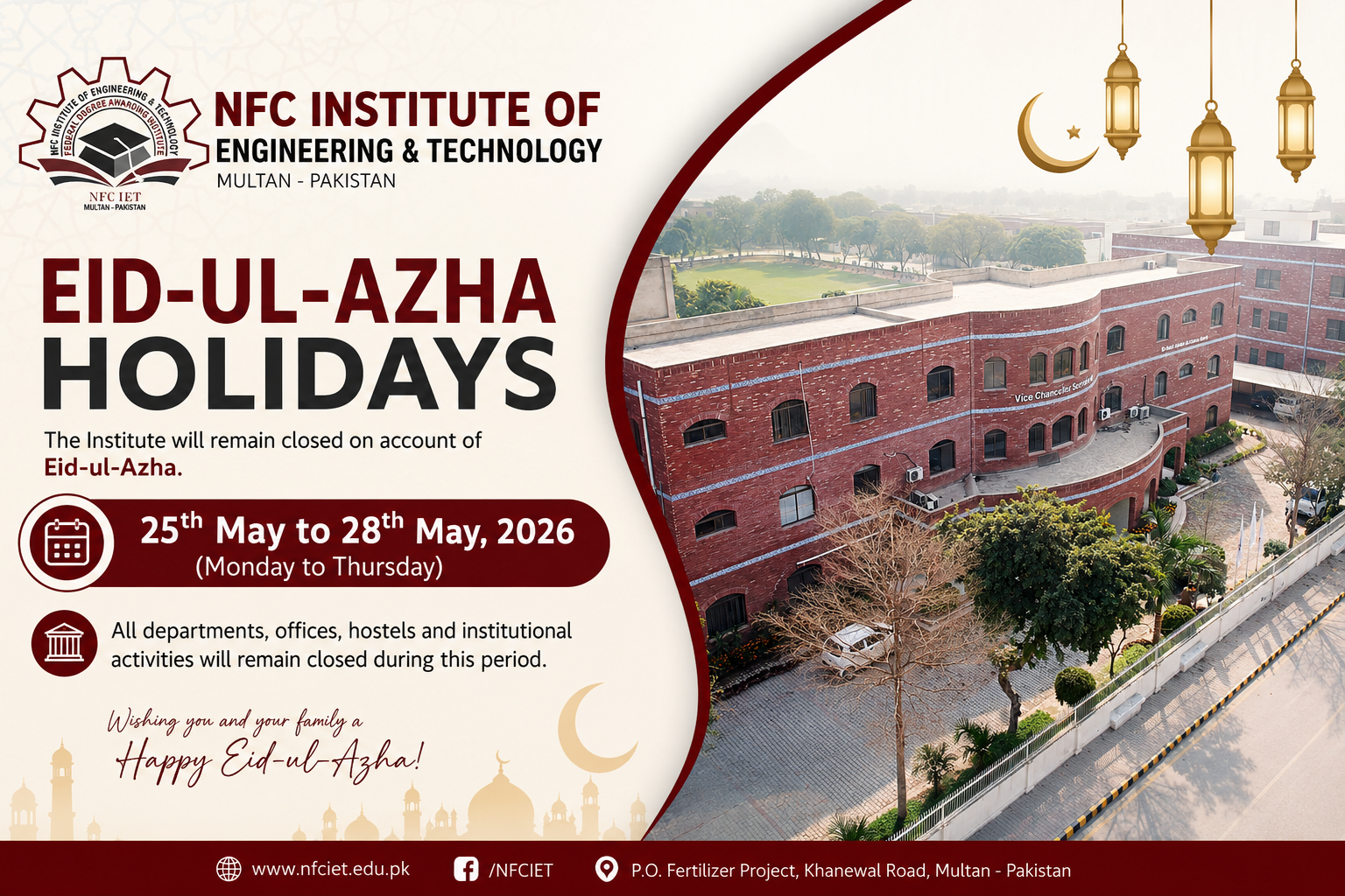 Eid Holidays