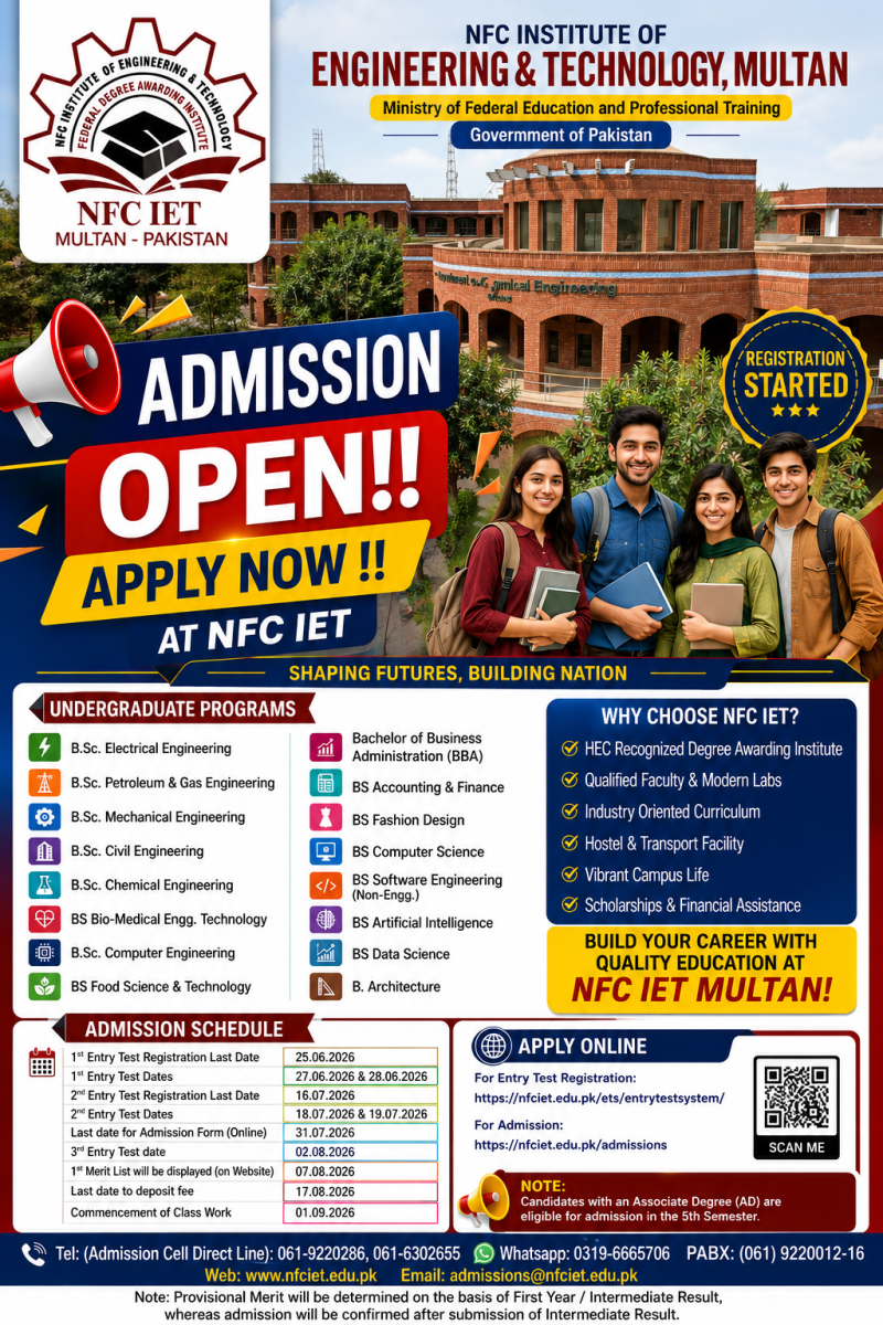 Admissions Open 2026